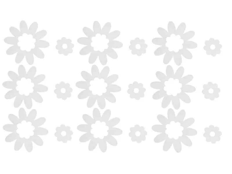 Kleine Wolke Antirutsch-Sticker Daisies 18 Stück, Transparent Kleine Wolke Antirutsch-Sticker Daisies 18 Stück, Transparent