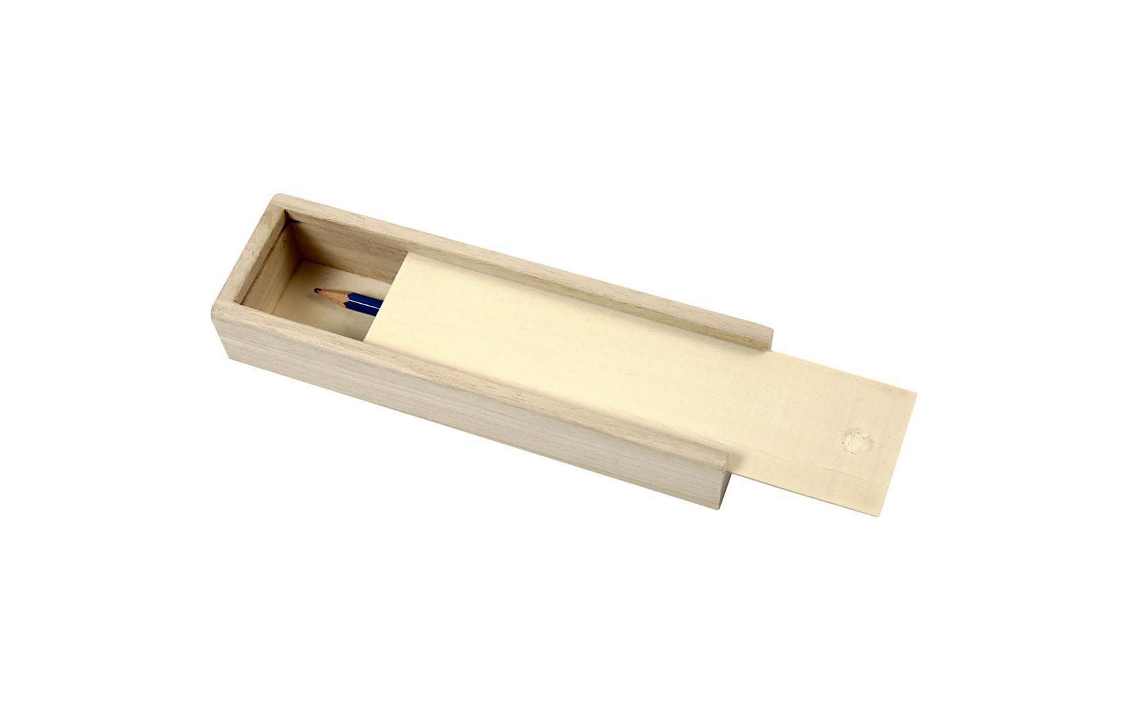 Creativ Company Holzartikel 20 x 6 x 3.5 cm Stiftebox