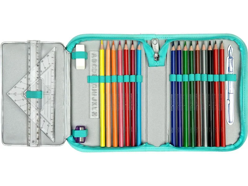 Scooli Etui gefüllt Schmetterling