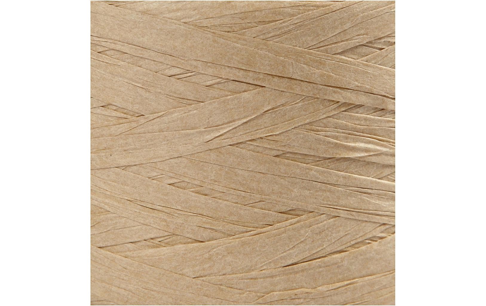 Creativ Company Geschenkband Raffiabast 8 mm x 100 m, Beige Creativ Company Geschenkband Raffiabast 8 mm x 100 m, Beige