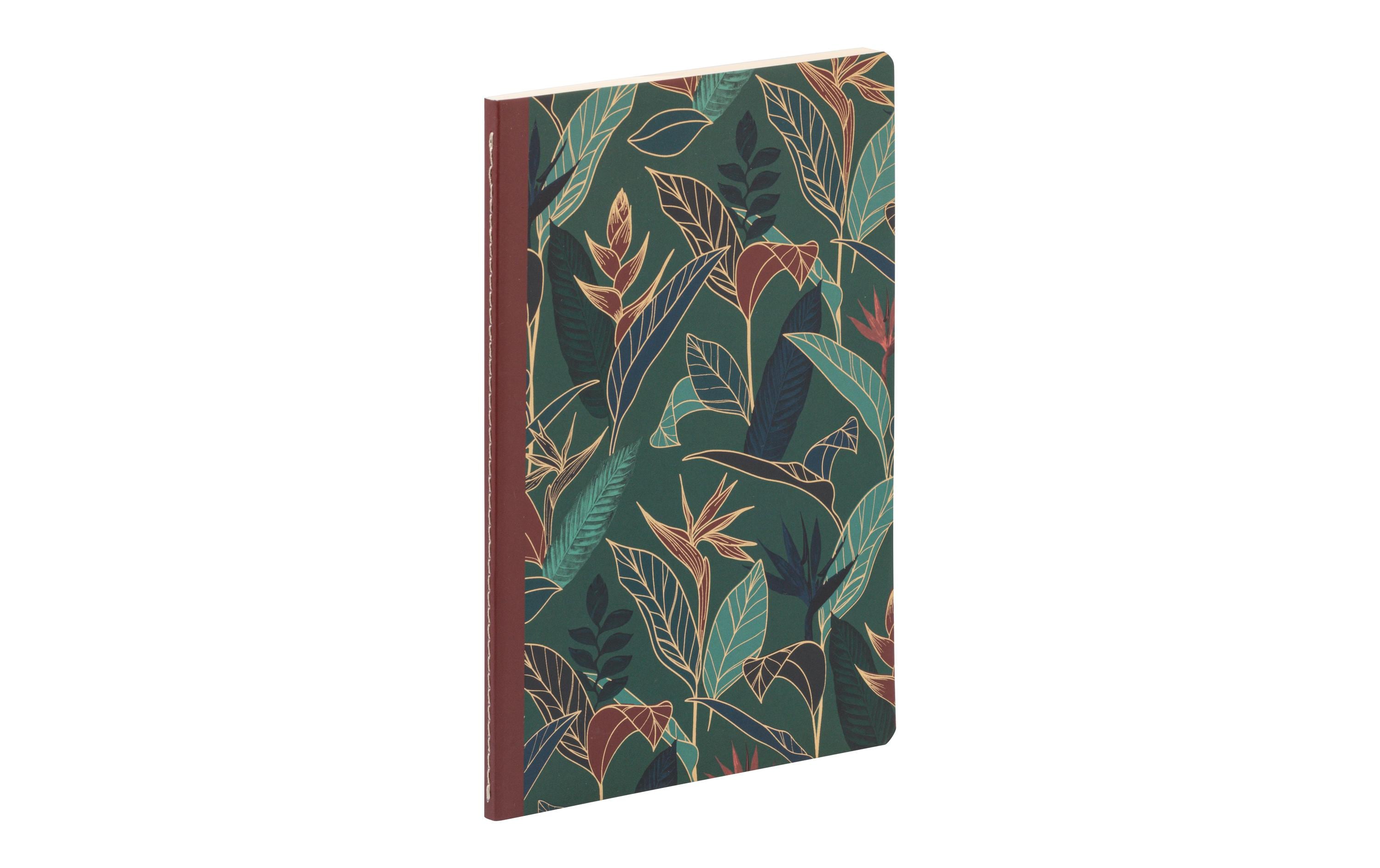 Clairefontaine Notizheft Gaia assortiert, A5, Liniert, Blau