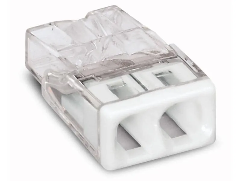 WAGO Steckklemme Contact COMPACT 2-fach, 100 Stück WAGO Steckklemme Contact COMPACT 2-fach, 100 Stück