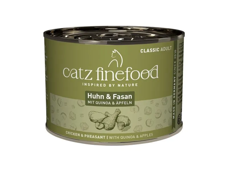 catz finefood Nassfutter No.15 Huhn & Fasan, 6 x 200 g