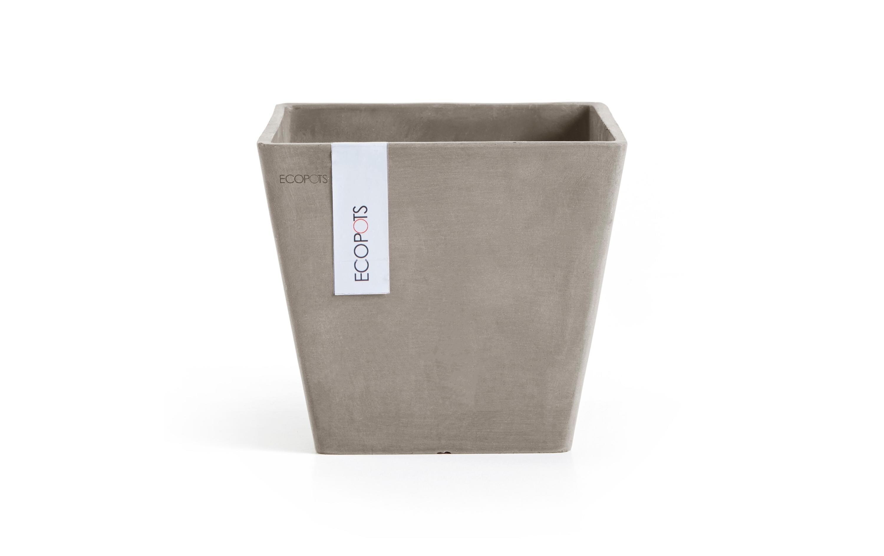 Ecopots Blumentopf Rotterdam Ø 20 cm Taupe