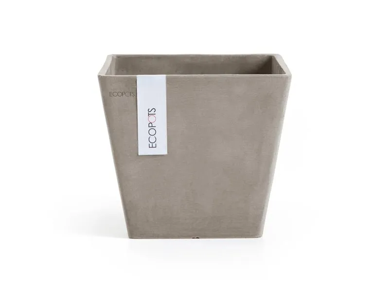 Ecopots Blumentopf Rotterdam Ø 20 cm Taupe