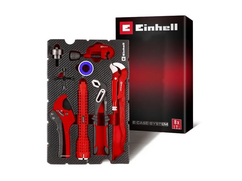 Einhell Einleger E-Case Klempner 8-teilig Einhell Einleger E-Case Klempner 8-teilig