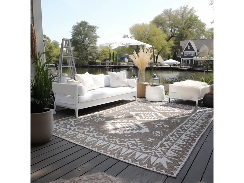 Elle Decoration Teppich Dynamic 160 x 230 cm, Linen