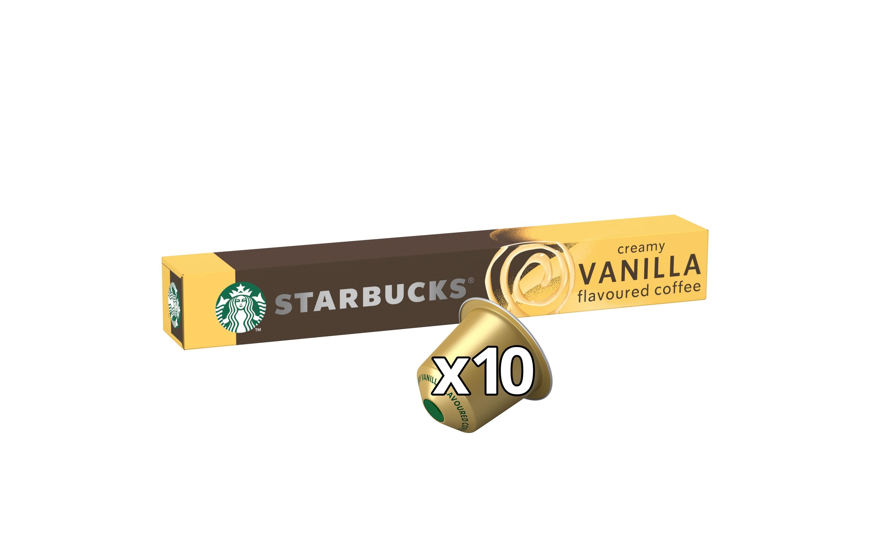 Starbucks Kaffeekapseln Creamy Vanilla by Nespresso Flavoured 10 Stück