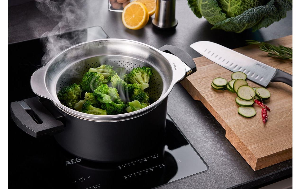 GEFU Abtropfsieb Premio Ø 23 cm, Silber