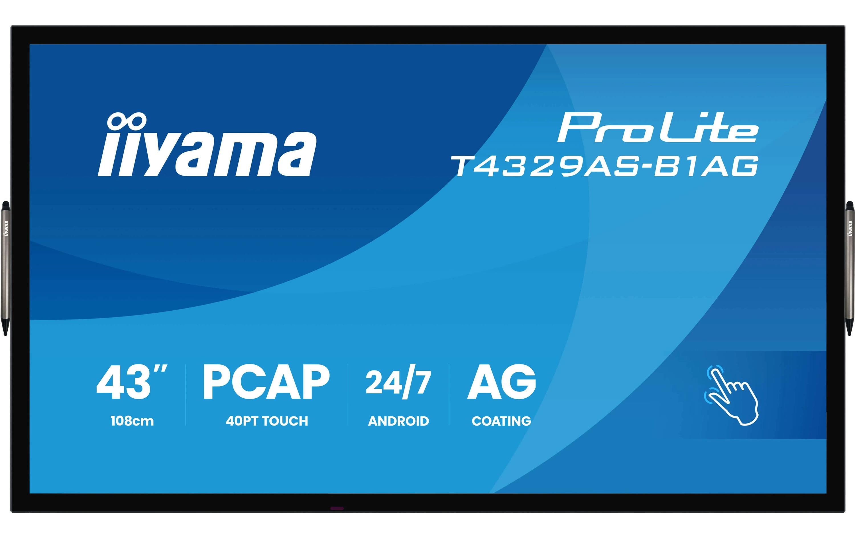 iiyama Touch Display ProLite T4329AS-B1AG 42.5 iiyama Touch Display ProLite T4329AS-B1AG 42.5
