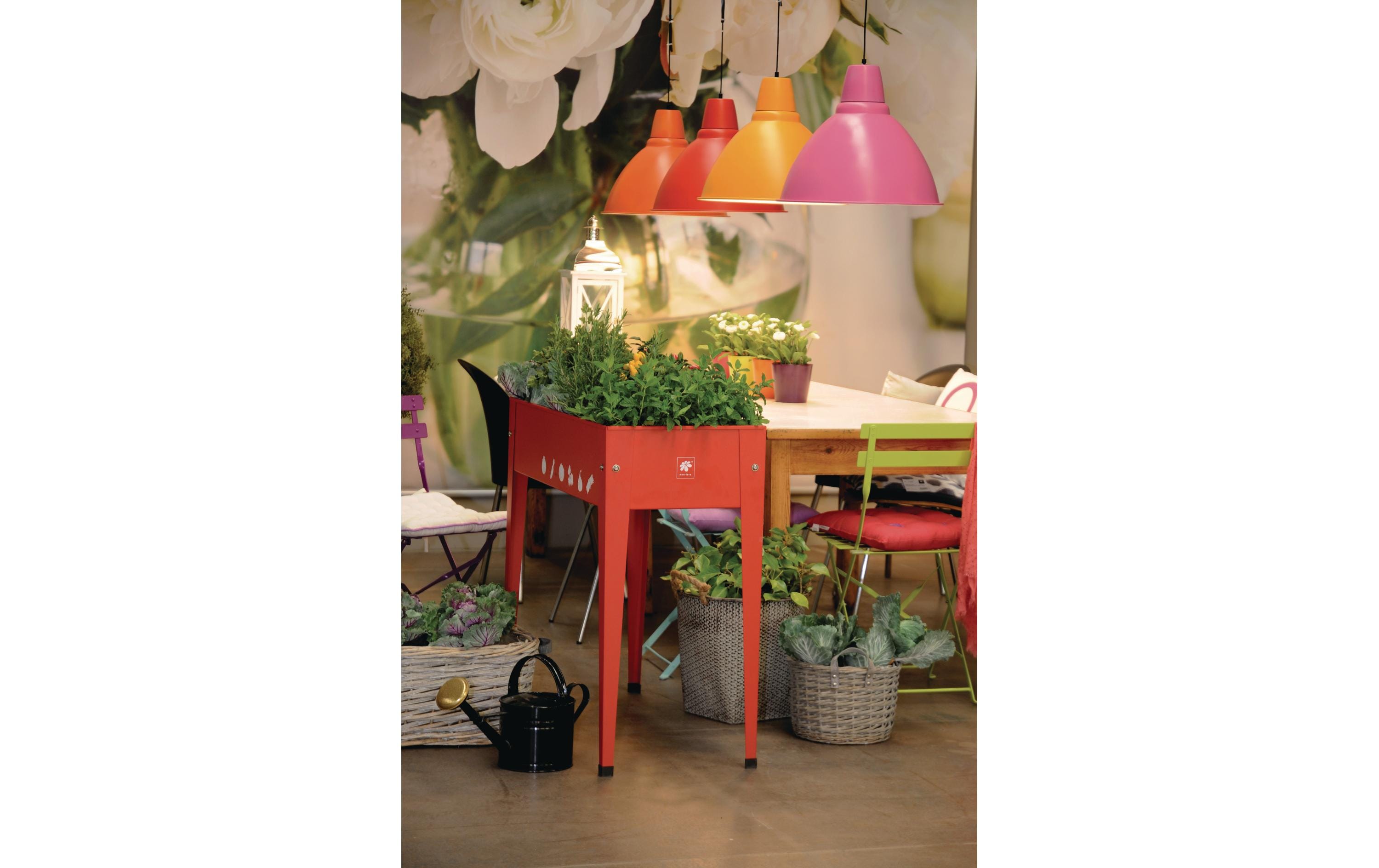 Herstera Hochbeet 100 x 40 x 84 cm Urban Garden Galvanisiert