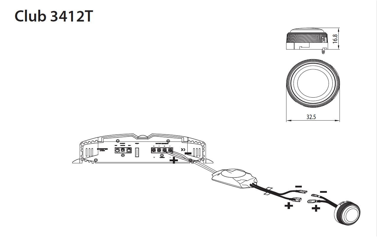 JBL Car 2-Weg Lautsprecher Paar Club 3412T, 0.75 (1.9 cm)