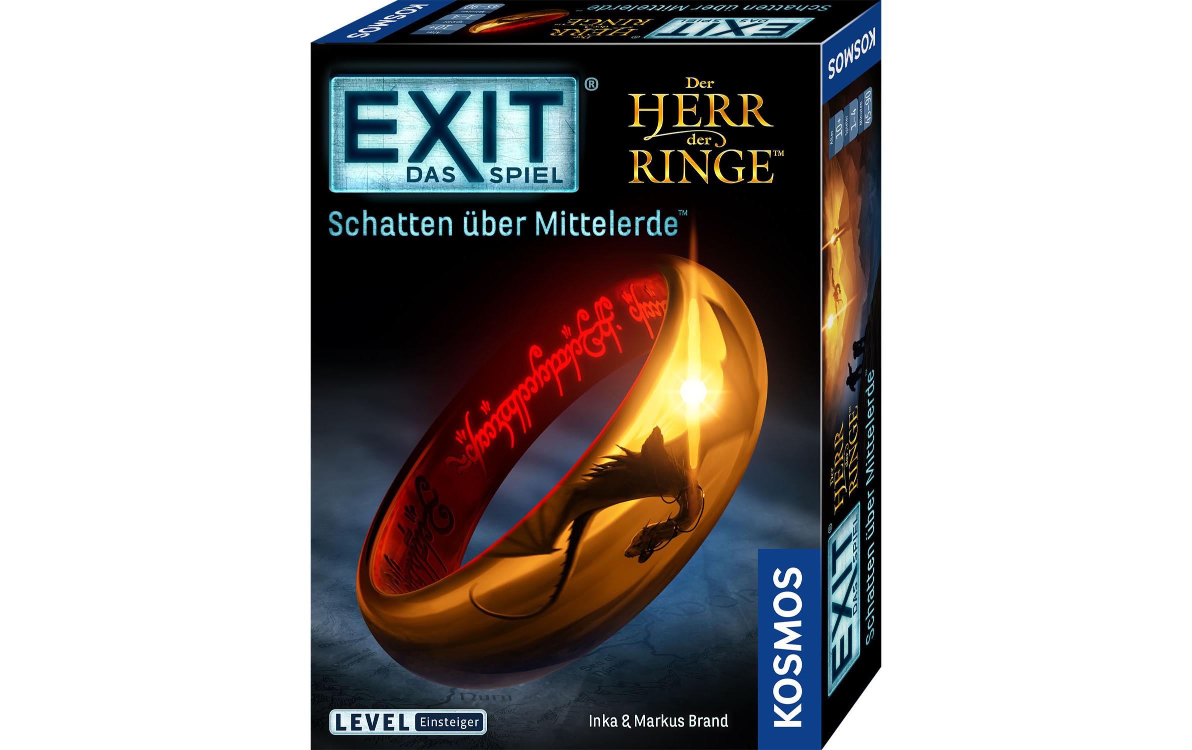 Kosmos Kennerspiel EXIT: Schatten über Mittelerde Kosmos Kennerspiel EXIT: Schatten über Mittelerde