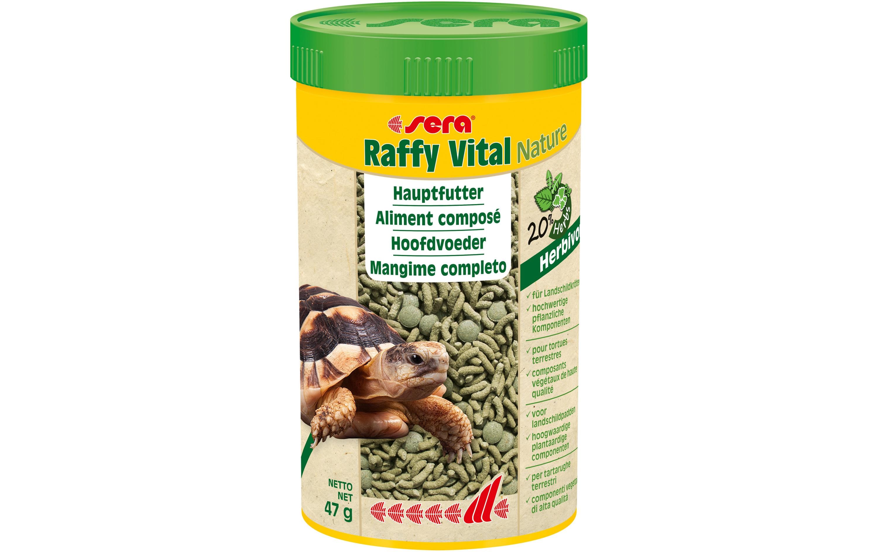 sera Hauptfutter Raffy Vital Nature, 250 ml, 47g sera Hauptfutter Raffy Vital Nature, 250 ml, 47g
