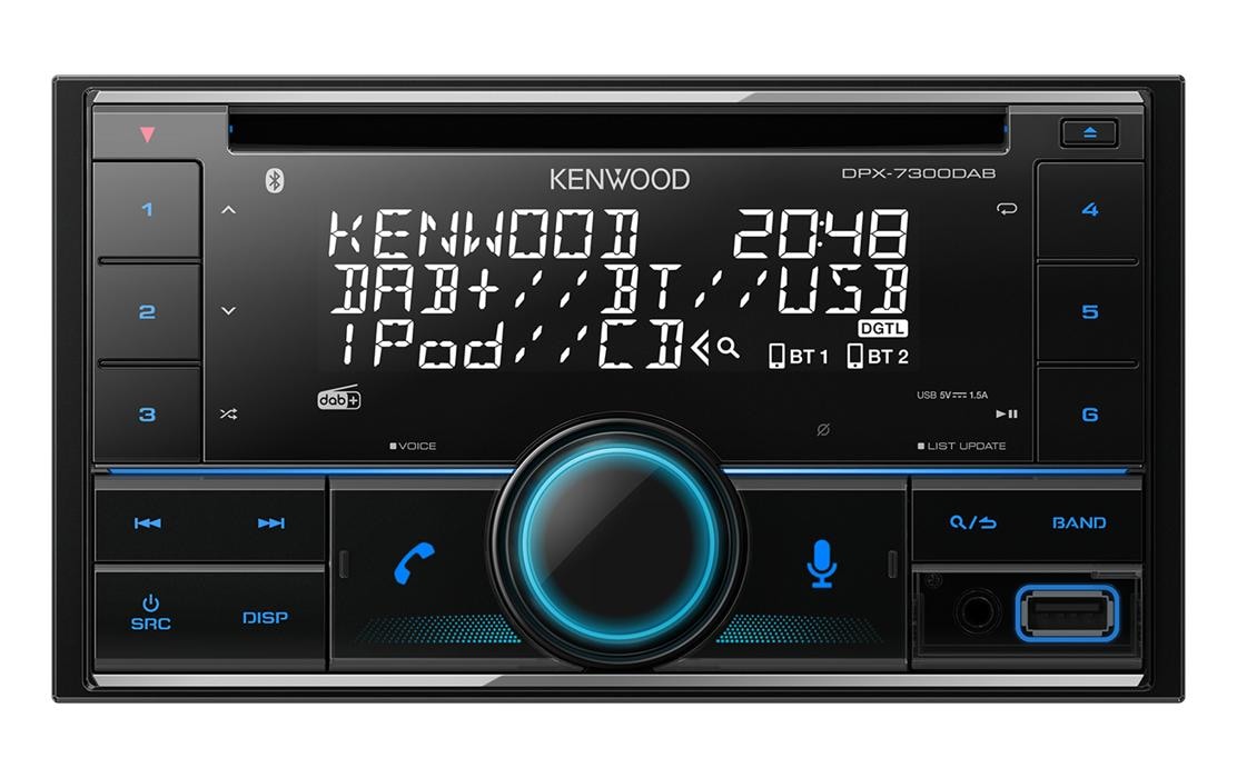Kenwood Autoradio DPX-7300DAB 2 DIN Kenwood Autoradio DPX-7300DAB 2 DIN