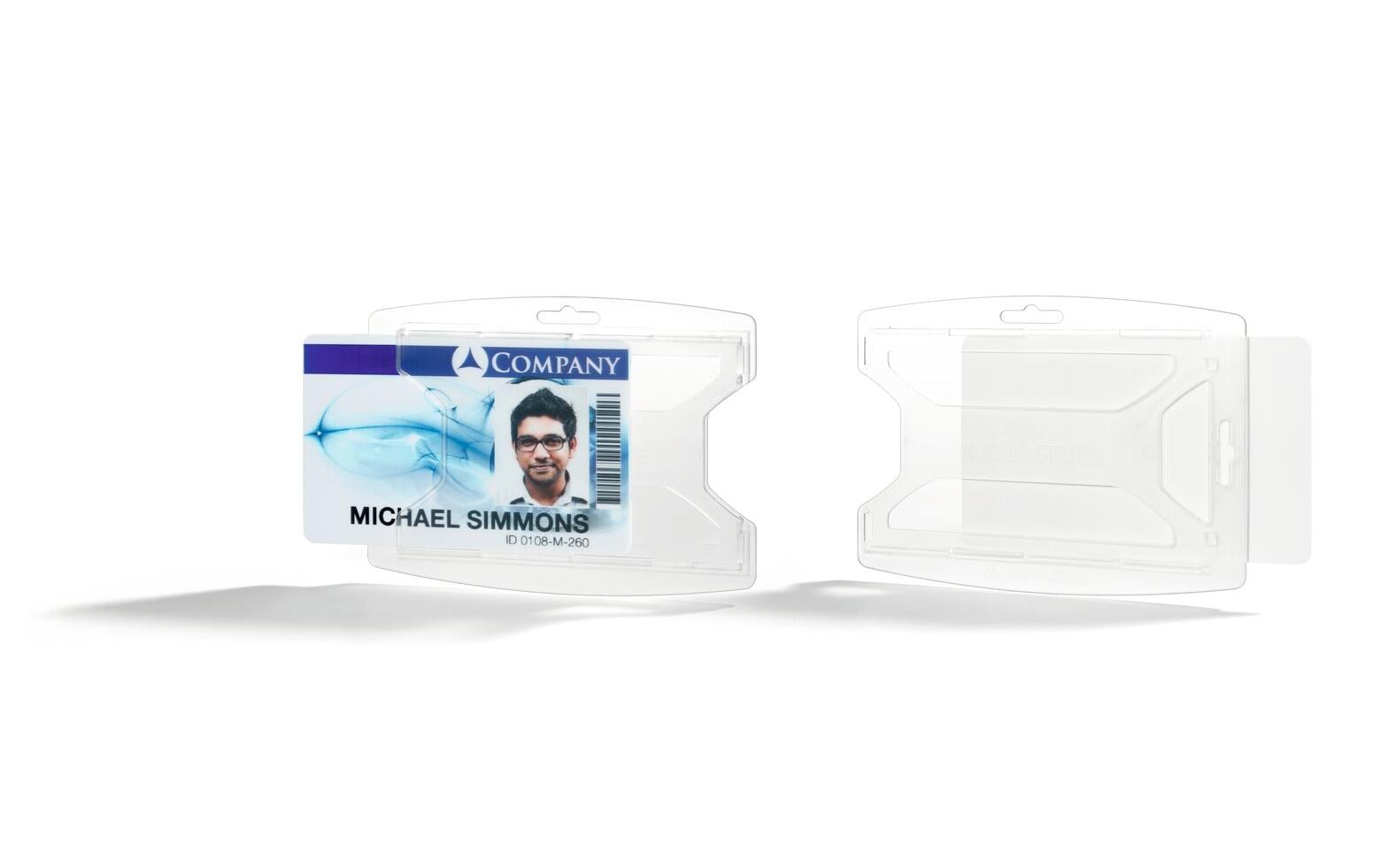 DURABLE Ausweishalter reXycle 1 Karte 10 Stück, Transparent