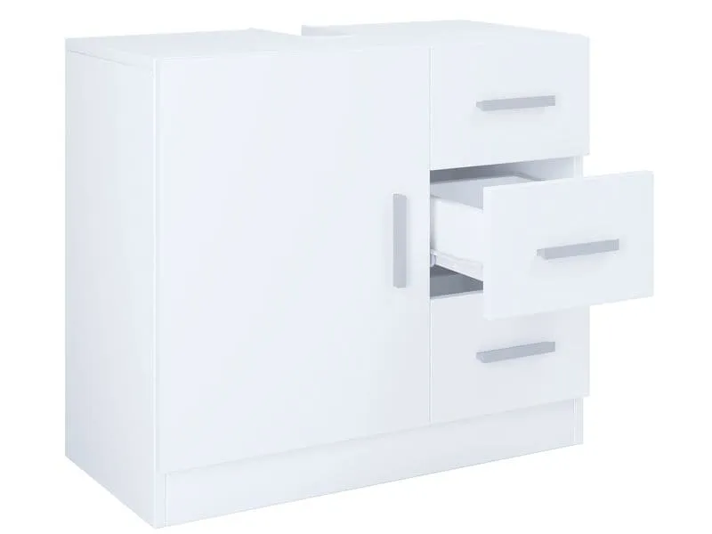 VCM Waschbeckenunterschrank Zalo XL 63 x 56 cm, Weiss VCM Waschbeckenunterschrank Zalo XL 63 x 56 cm, Weiss