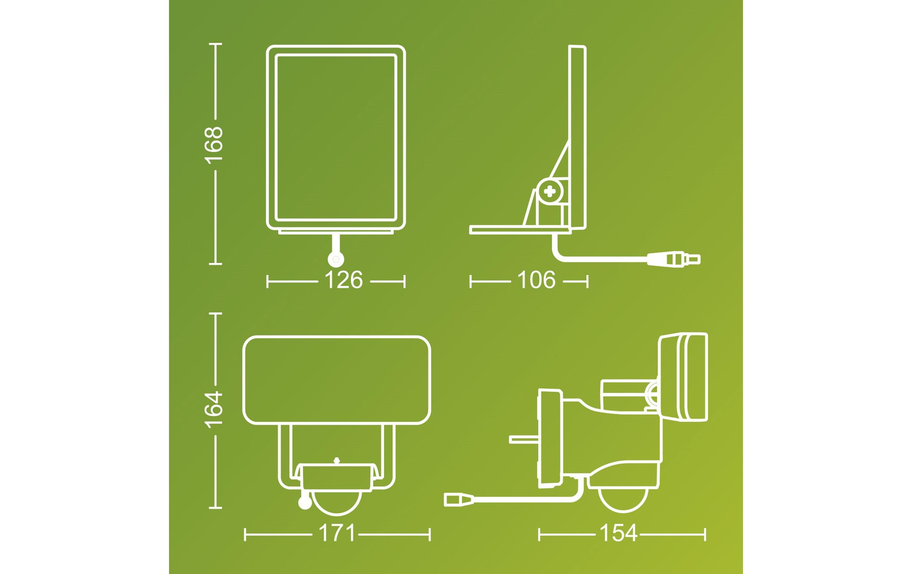 Philips Tylus UE SR Security 3000K BL IR