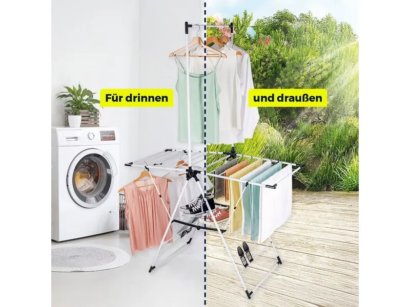 EASYmaxx Standtrockner mit Kleiderstange EASYmaxx Standtrockner mit Kleiderstange