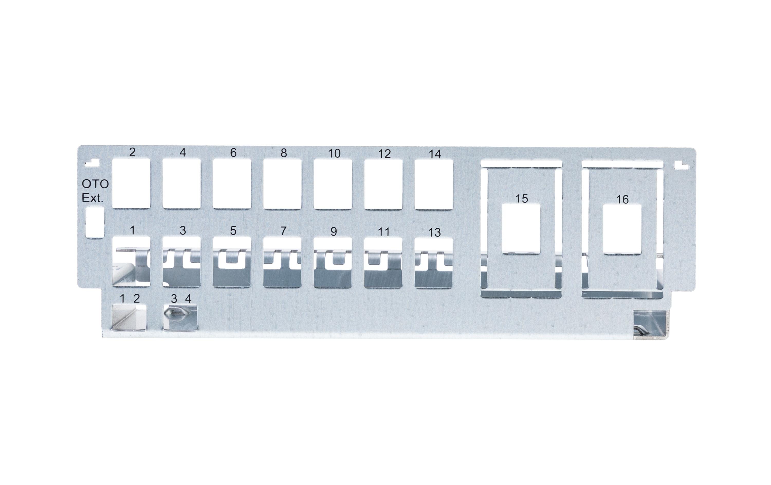 CeCoNet Patchpanel Cecoflex 9.7 ohne Deckel, leer