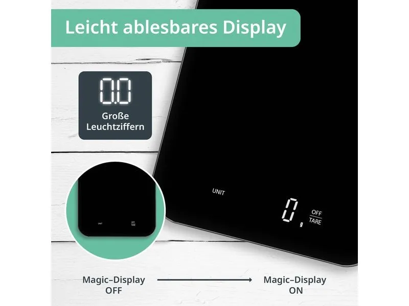ADE Küchenwaage Tessa KE2301-1 Schwarz ADE Küchenwaage Tessa KE2301-1 Schwarz
