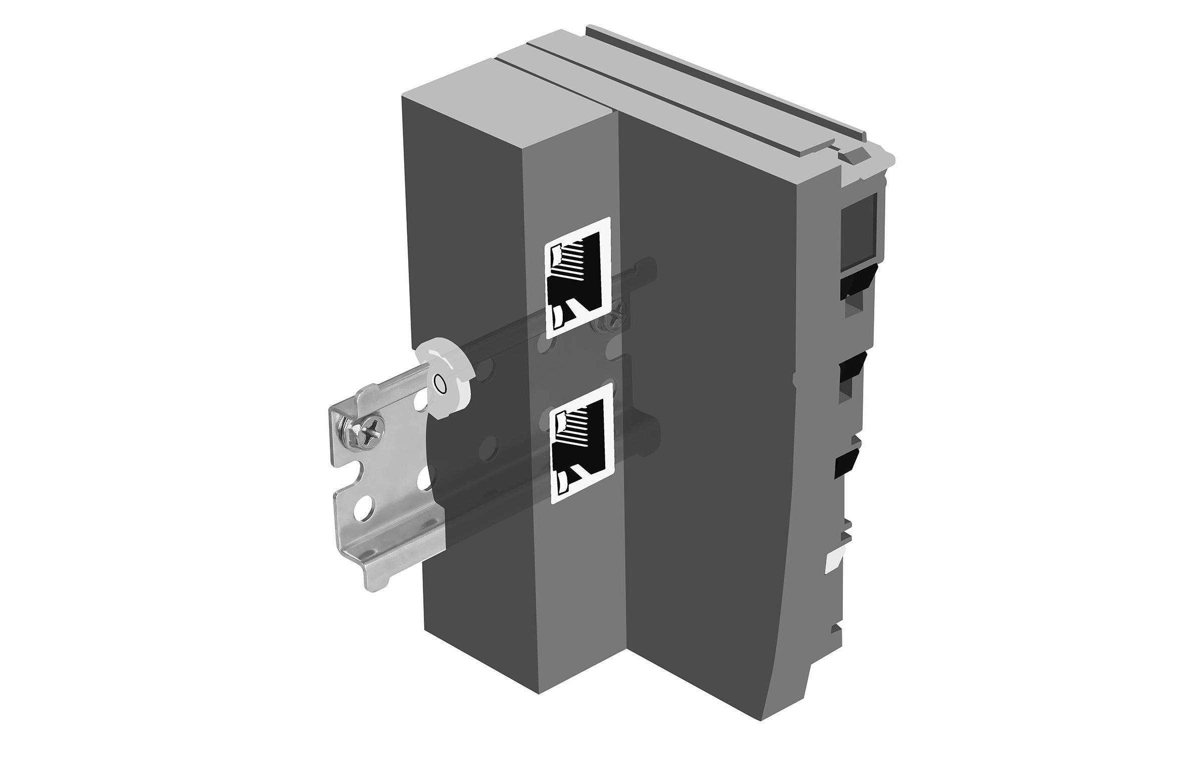 Delock Hutschiene mit Endanschlag zur Wandmontage Delock Hutschiene mit Endanschlag zur Wandmontage