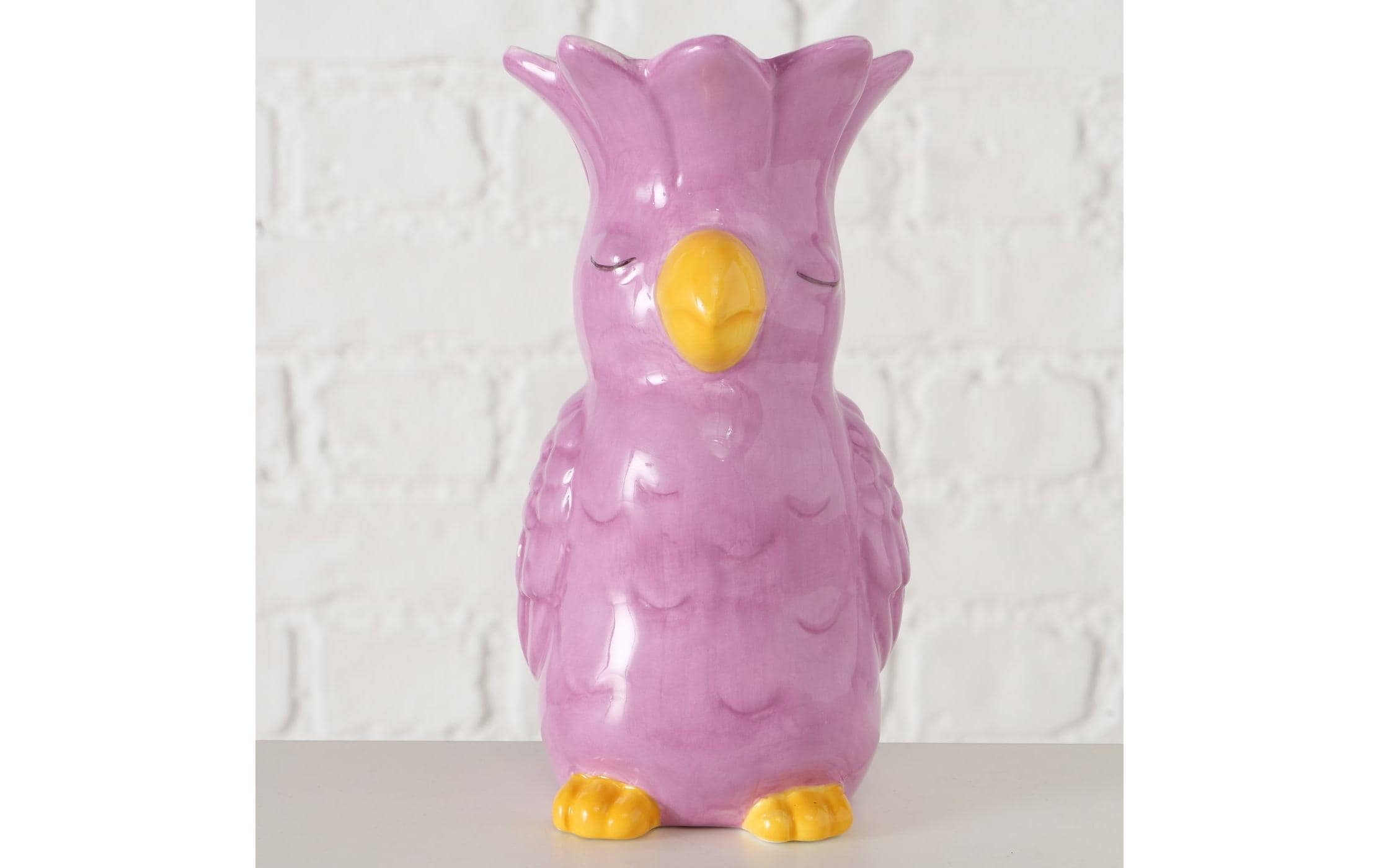 Boltze Vase Pimpy 8.5 x 10 x 16 cm, Pink