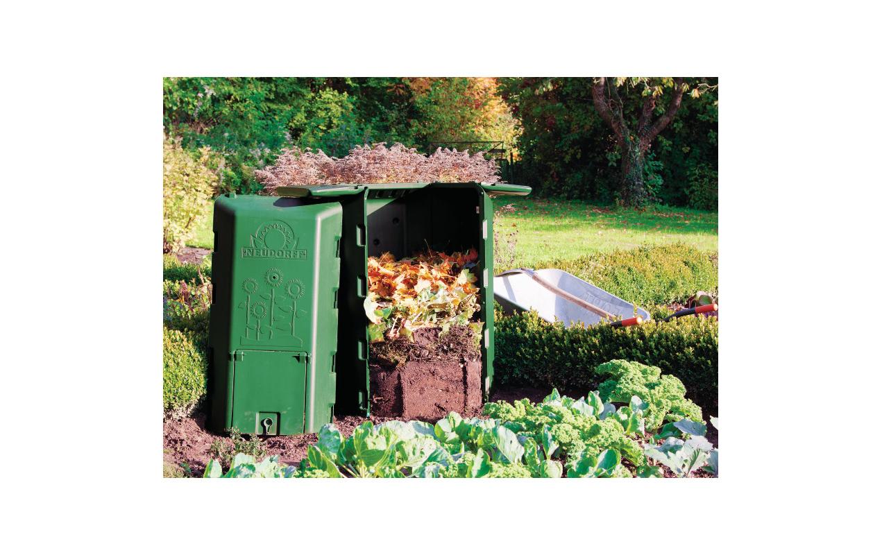Neudorff Komposter IsoKomposter DuoTherm, 530 L, 82 x 82 x 115 cm