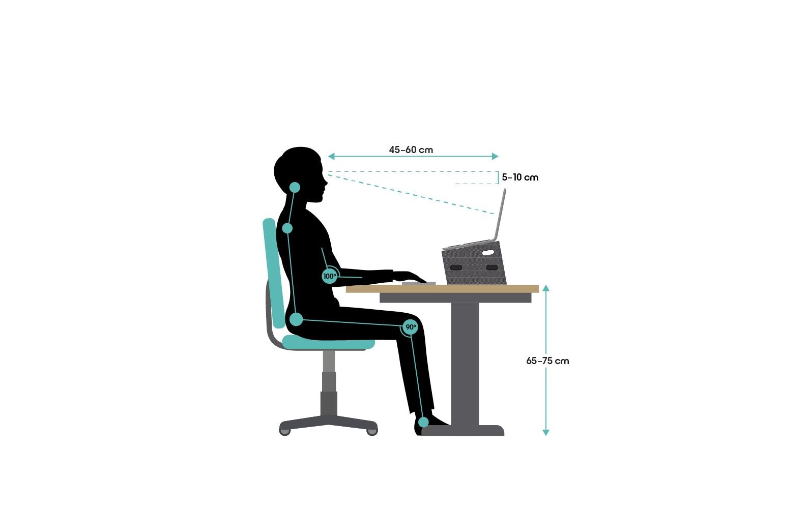 smart stand Notebook-Ständer Travel 16 , Apfelgrün
