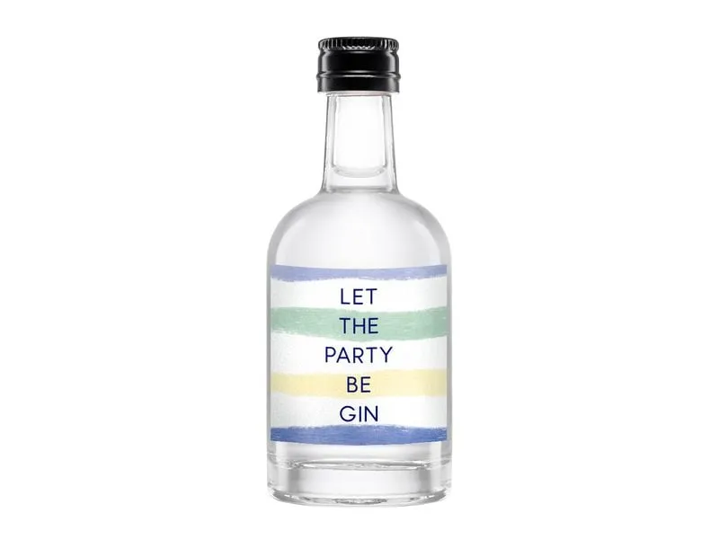 Grafik Werkstatt Gin Let the party be gin 50 ml Grafik Werkstatt Gin Let the party be gin 50 ml