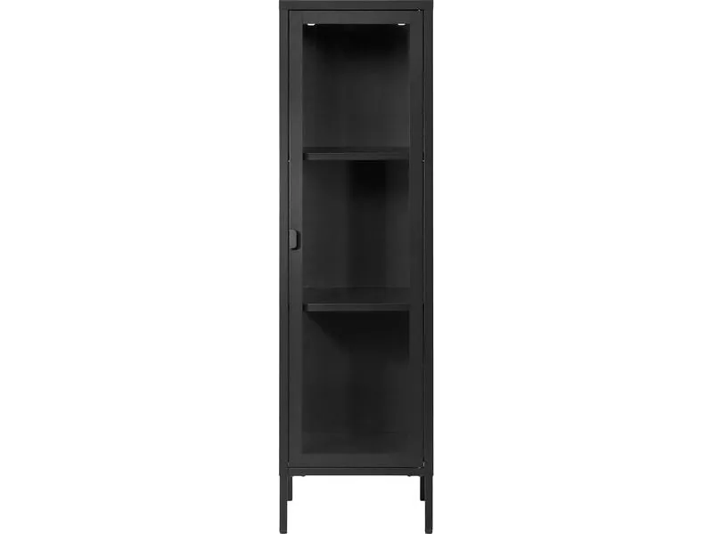 House Nordic Vitrine Brisbane 140 x 40 cm, Schwarz House Nordic Vitrine Brisbane 140 x 40 cm, Schwarz