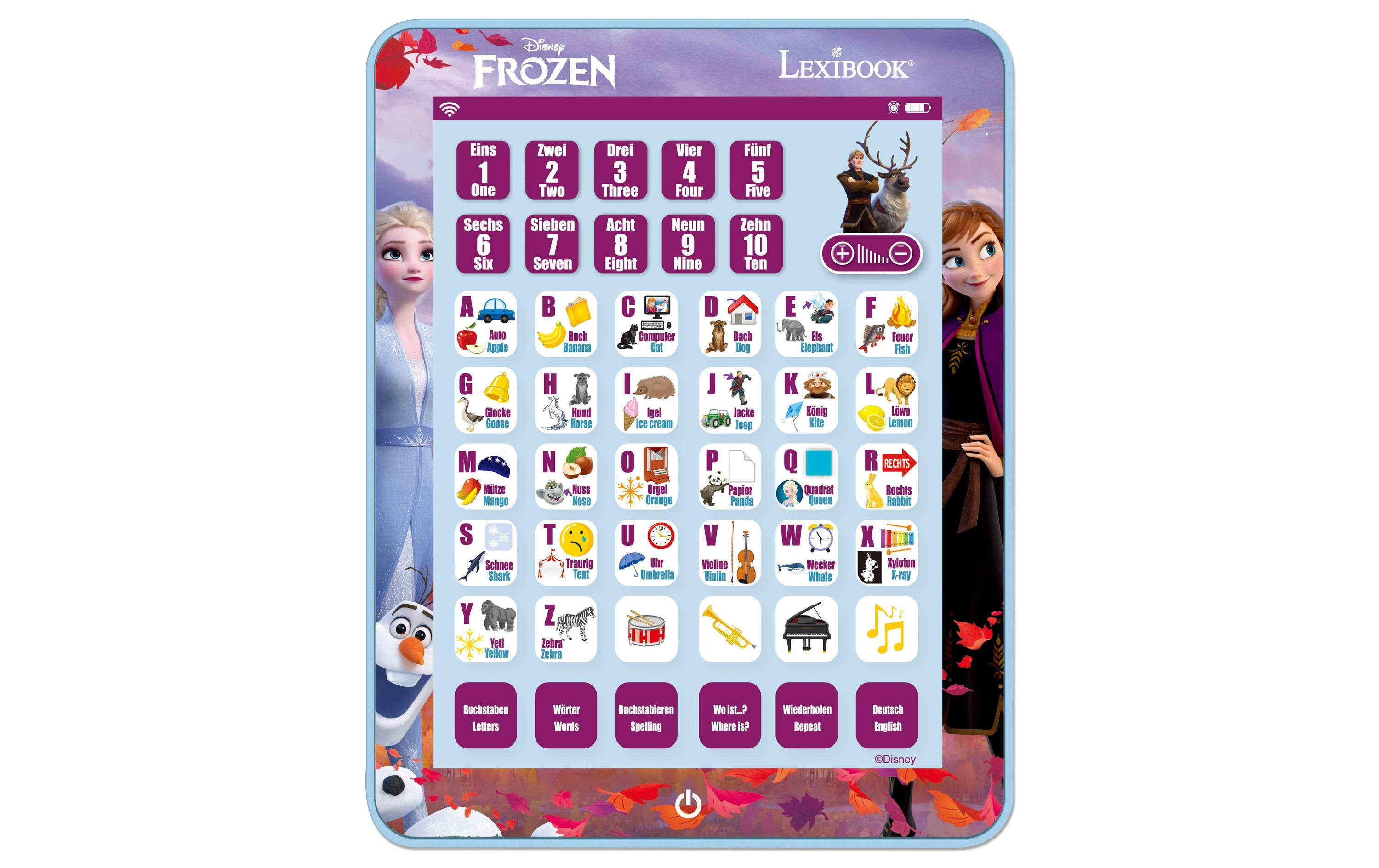 Lexibook Lerncomputer Disney Frozen DE/EN