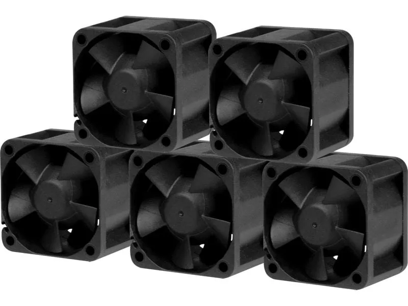 Arctic Cooling PC-Lüfter S4028-6K, 40 x 28 mm, 6000 RPM, Schwarz, 5 Stück Arctic Cooling PC-Lüfter S4028-6K, 40 x 28 mm, 6000 RPM, Schwarz, 5 Stück