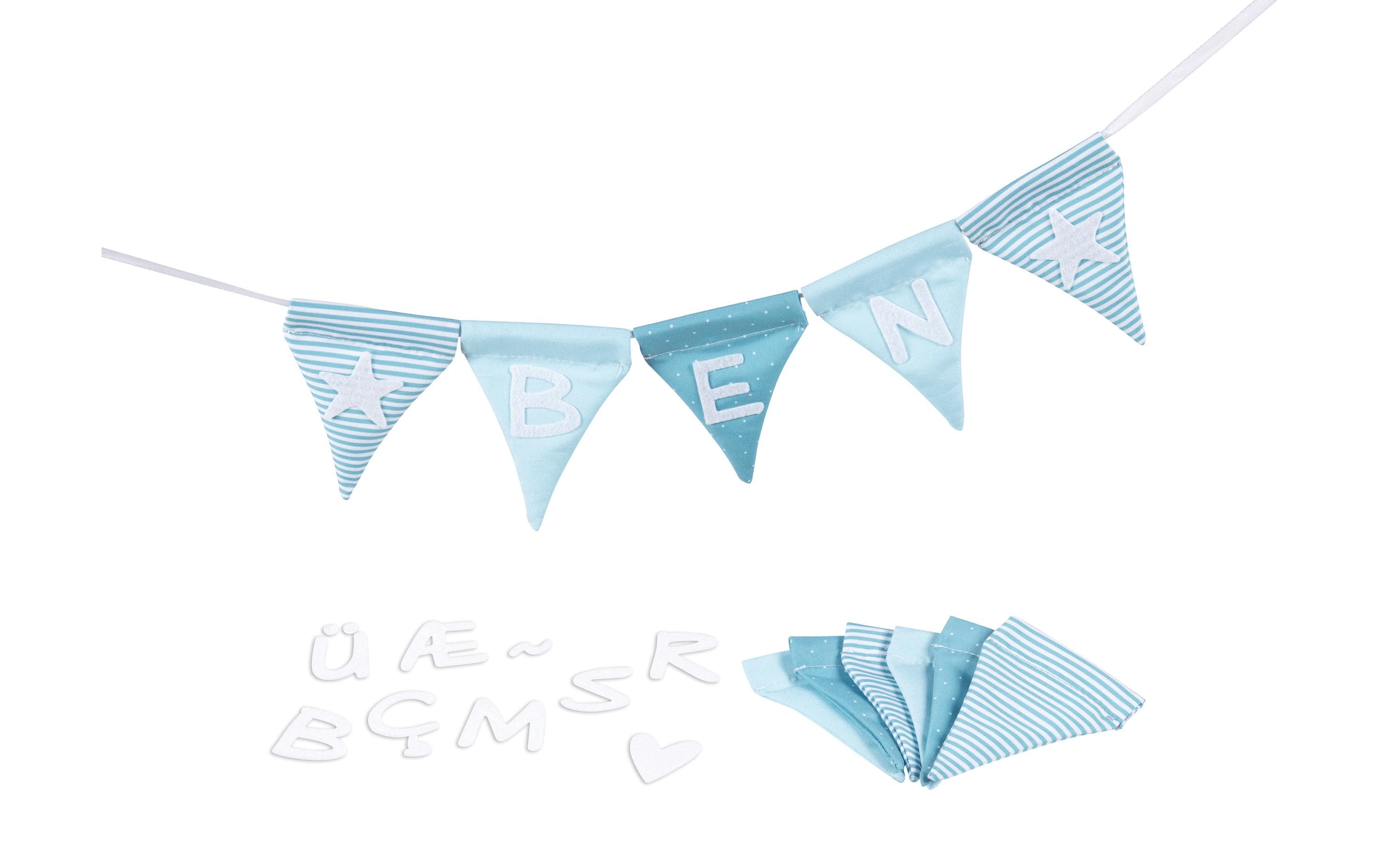 Goki Buchstabe Wimpelkette Blau Goki Buchstabe Wimpelkette Blau