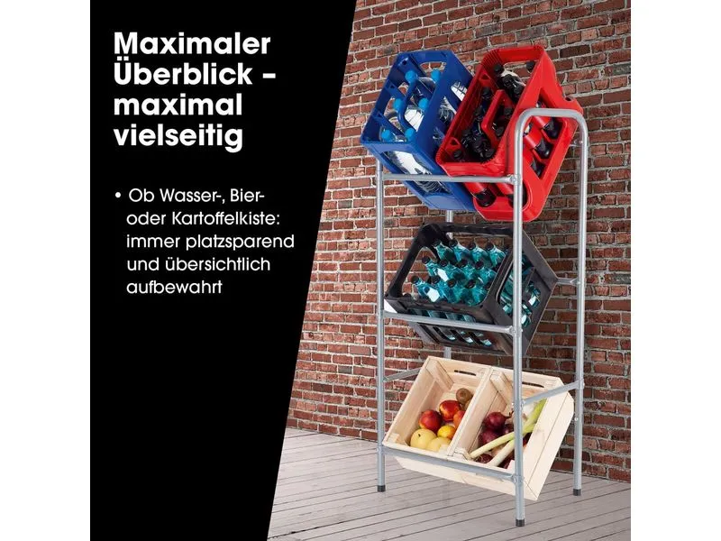 EASYmaxx Getränkekisten-Regal 110 x 50 x 33 cm EASYmaxx Getränkekisten-Regal 110 x 50 x 33 cm