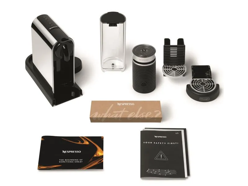 De'Longhi Kaffeemaschine Nespresso CitiZ Platinum&Milk EN330.M Silber De'Longhi Kaffeemaschine Nespresso CitiZ Platinum&Milk EN330.M Silber