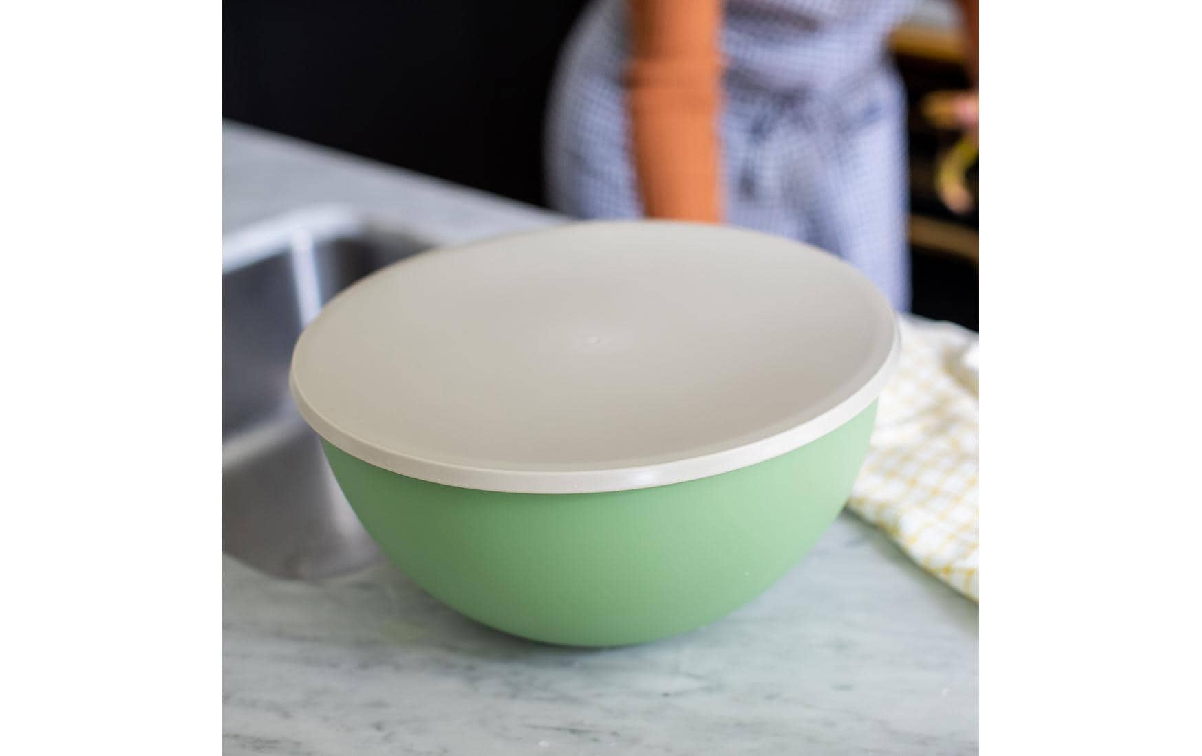 Koziol Rührschüssel Palsby L 5 l, Flower Blue