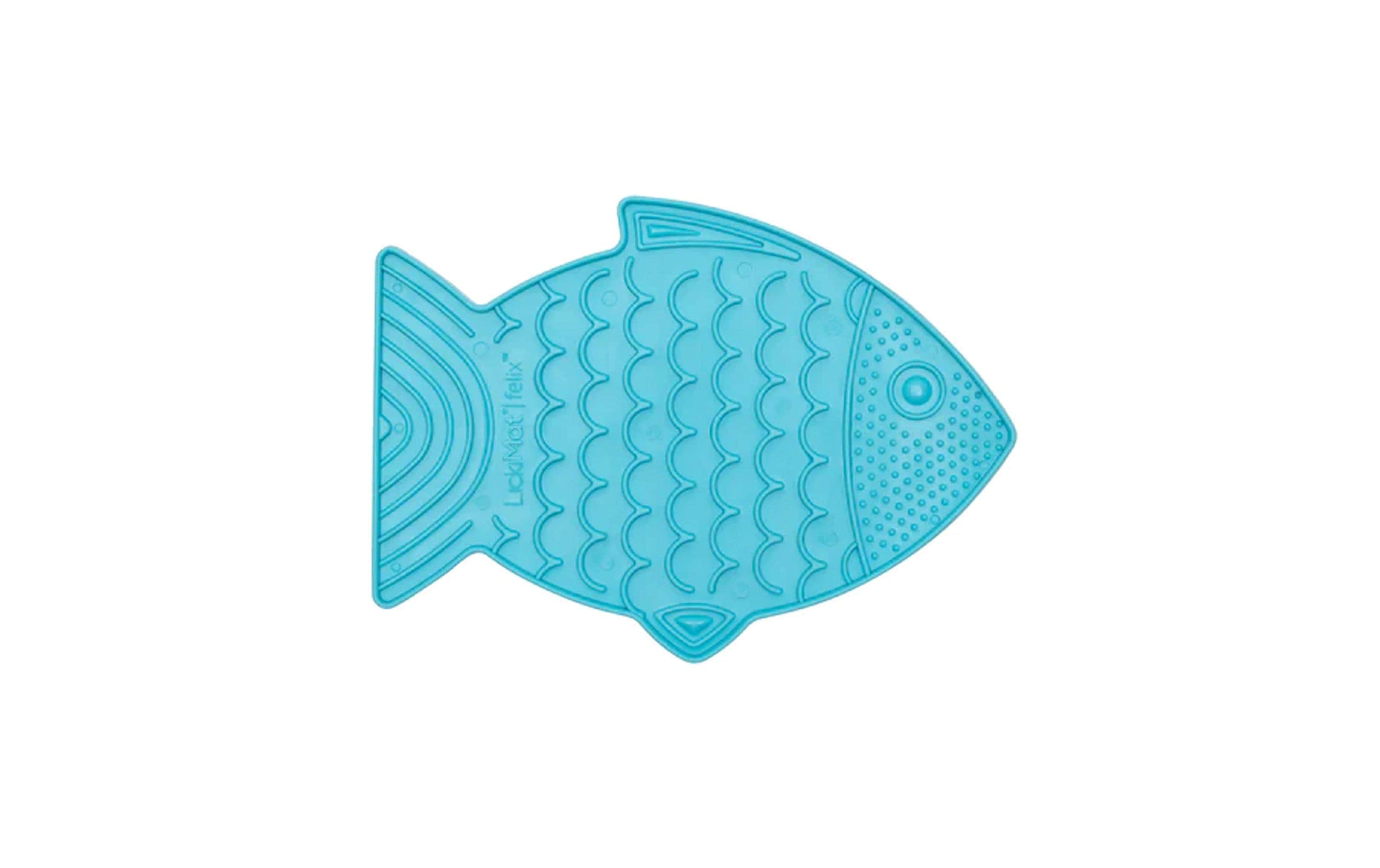 LickiMat Futtermatte Cat Felix, 22 x 15 cm, Türkis