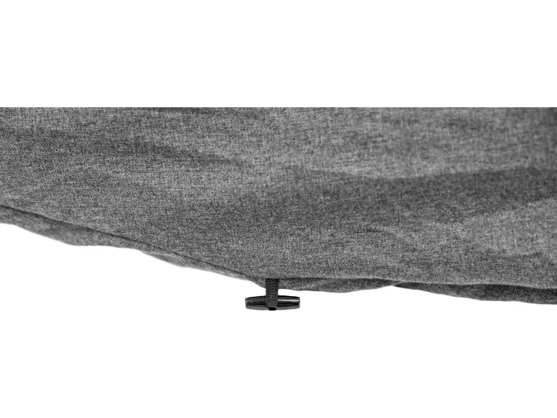 Grüezi Bag Leichtschlafsack Feater – Die Fuss-Heizung 200 cm, Grau