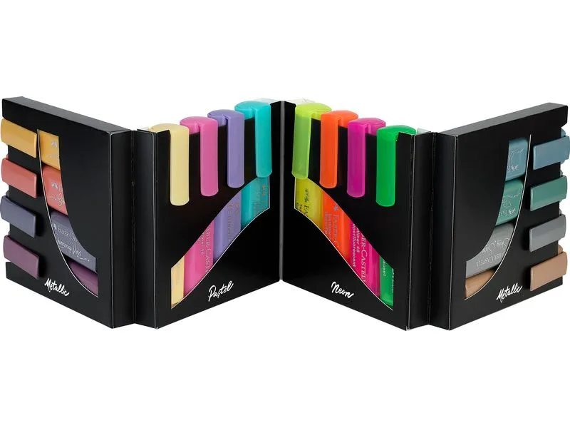 Faber-Castell Textmarker 46 Deskset 16 Stück