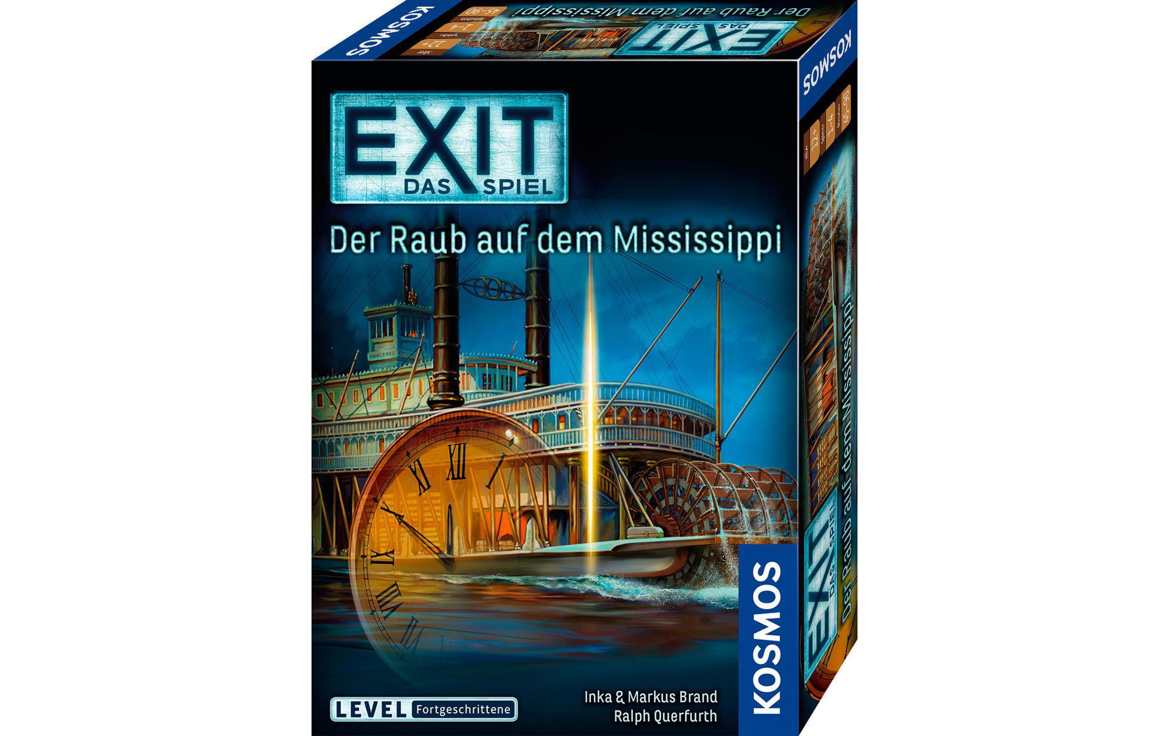 Kosmos Kennerspiel EXIT: Der Raub auf dem Mississippi Kosmos Kennerspiel EXIT: Der Raub auf dem Mississippi