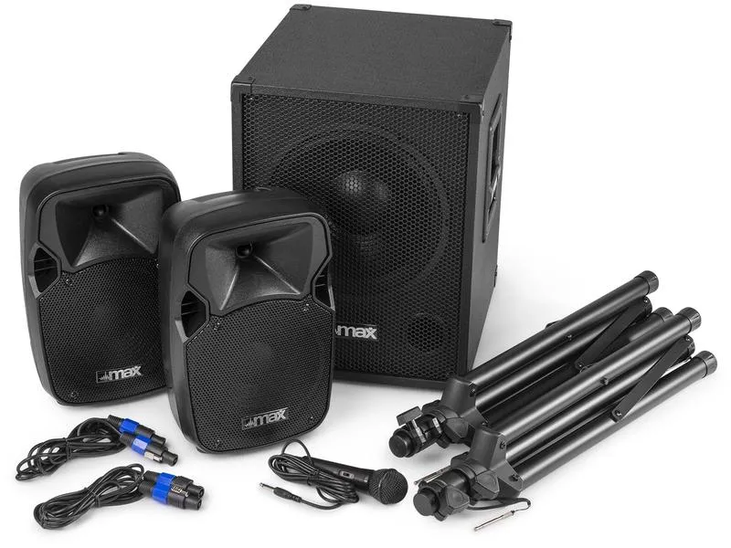 MAX PA-System MX700 Kompaktes 2.1 Soundsystem MAX PA-System MX700 Kompaktes 2.1 Soundsystem
