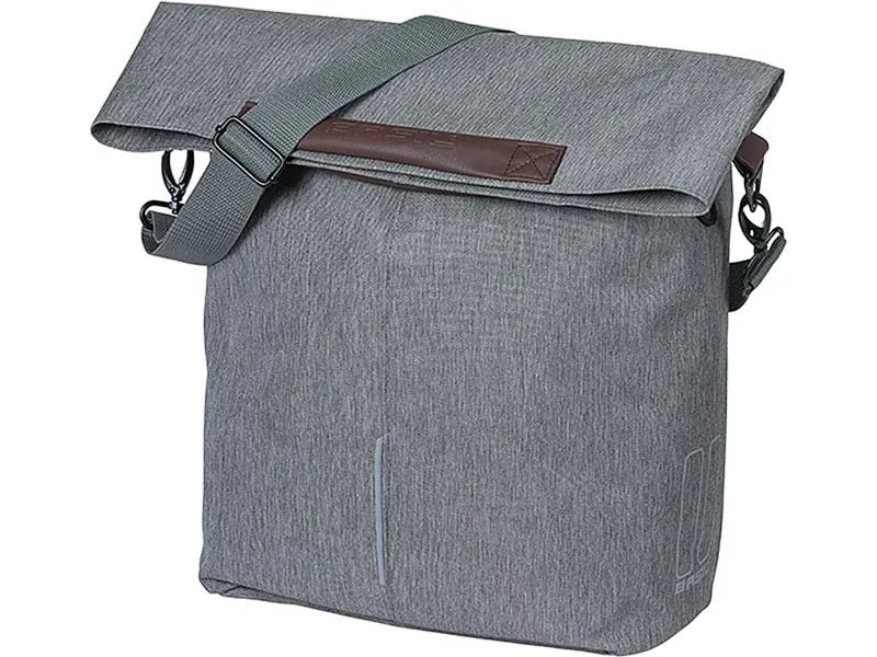 BASIL City Fahrradshopper MIK Hooks 14-16 l, grau meliert BASIL City Fahrradshopper MIK Hooks 14-16 l, grau meliert