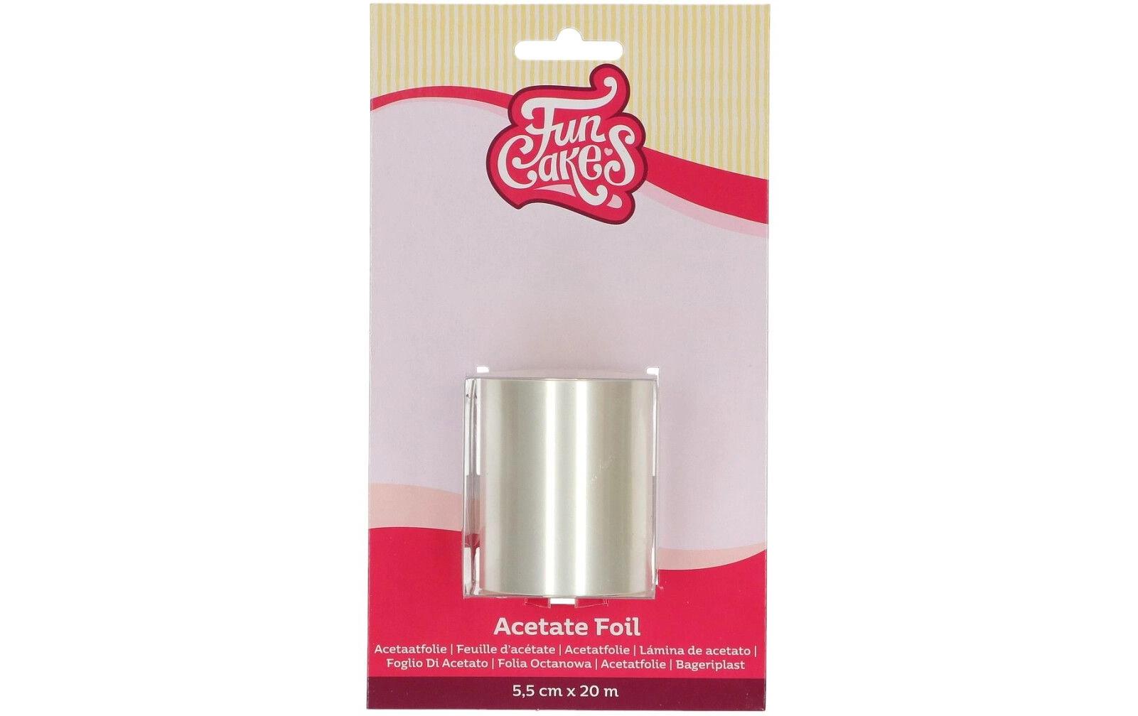 Funcakes Tortenrandfolie 5.5 cm 1 Stück, Klar