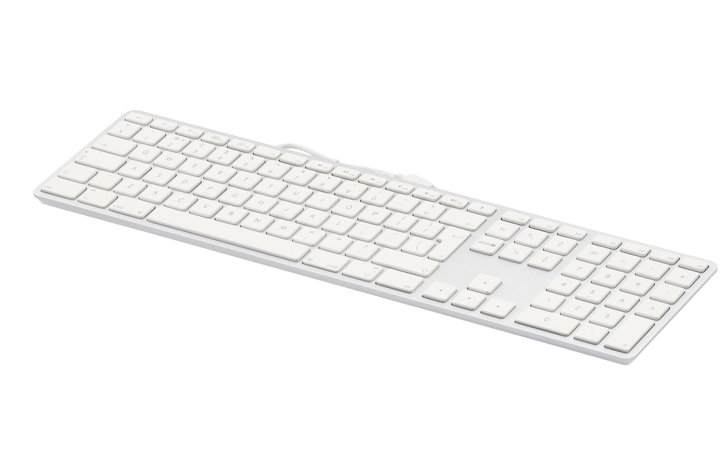 LMP Tastatur KB-1243 Weiss, GB-Layout mit Ziffernblock