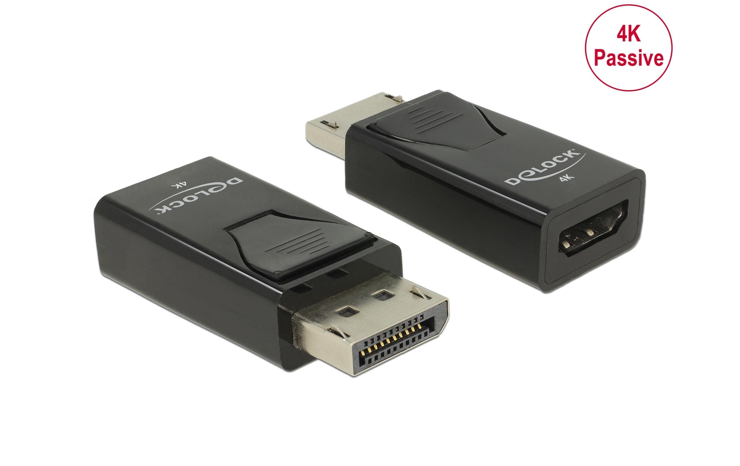 Delock Adapter 4K Passiv DisplayPort - HDMI