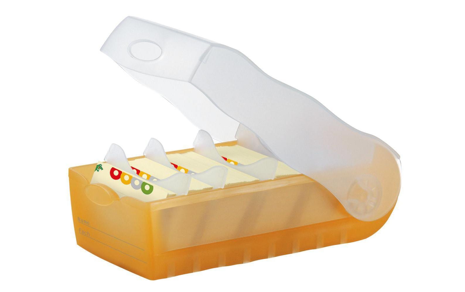 HAN Karteibox Croco A7 Orange HAN Karteibox Croco A7 Orange