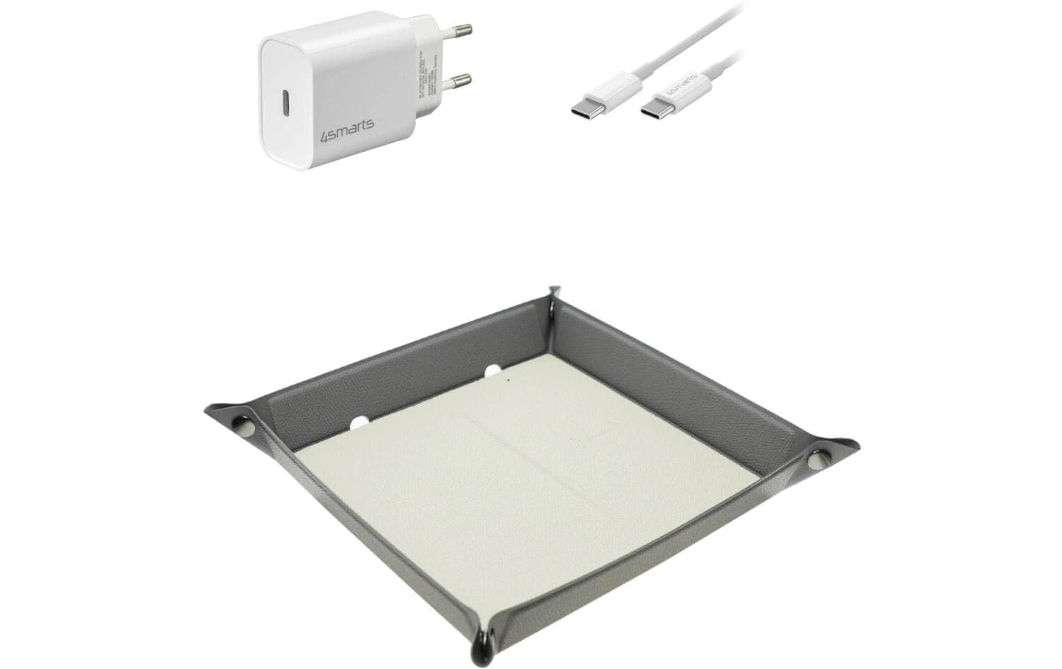 4smarts Ladestation Smarttray Grau