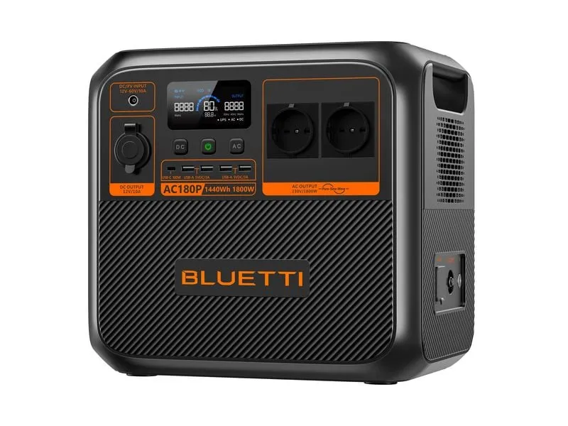 BLUETTI Power Station AC180P 1440 Wh