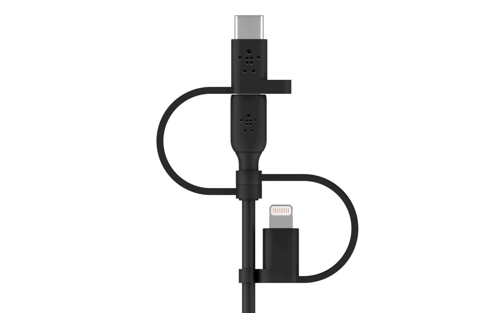 Belkin BoostCharge Universal USB A - Lightning/Micro-USB B/USB C